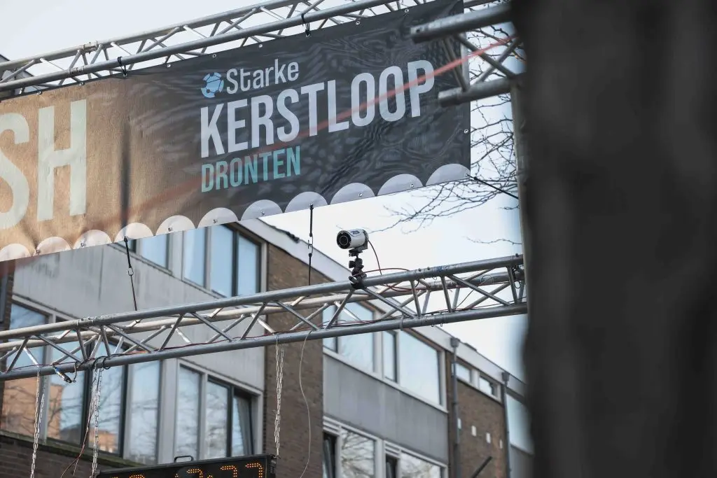 Finish van een loopevenement