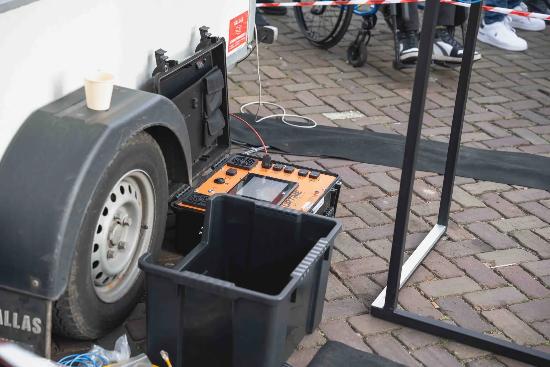 Materiaal voor de tijdwaarneming